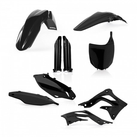 Kit Completo Plásticos Acerbis Kawasaki Kxf 450 2012 Negro.