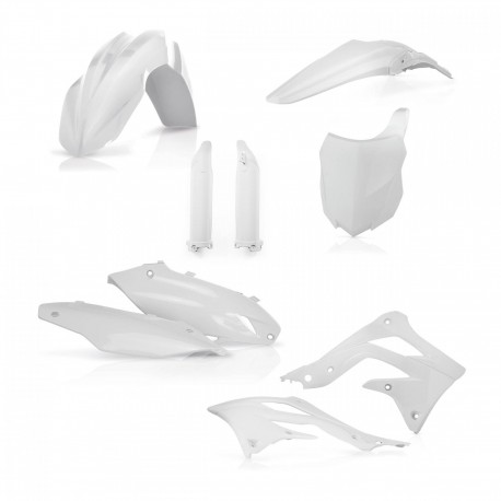 Kit Completo Plásticos Acerbis Kawasaki Kxf 450 13-15 Blanco.