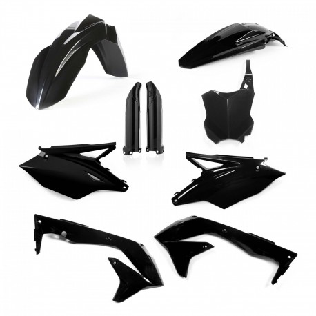 Kit Completo Plásticos Acerbis Kawasaki Kxf 450 16-17 Negro.