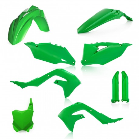 Kit Completo Plásticos Acerbis Kawasaki Kxf 450 19-22 Verde.