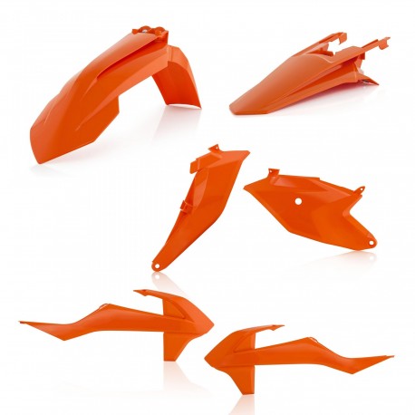 Kit Plásticos Acerbis Ktm Sx 85 18-22 Naranja.