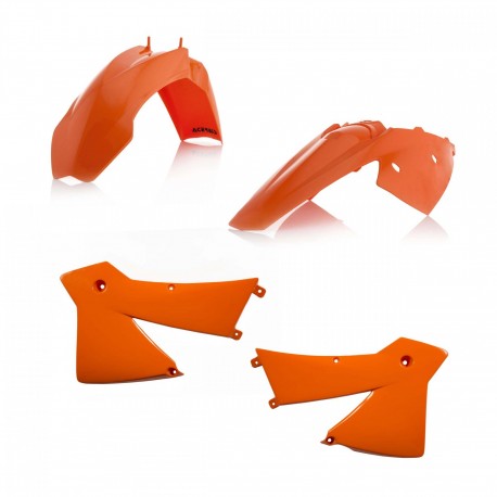 Kit Plásticos Acerbis Ktm Sx/Sxf 03-04 Naranja.