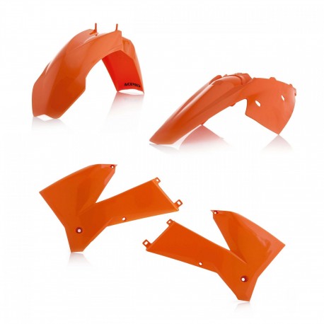 Kit Plásticos Acerbis Ktm Sx/Sxf 05-06 Naranja.