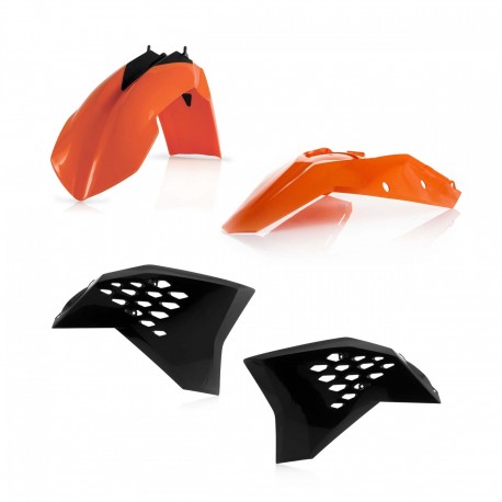 Kit Plásticos Acerbis Ktm Sx/Sxf 07-10 Naranja/Negro.