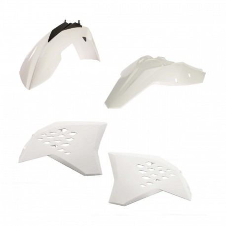 Kit Plásticos Acerbis Ktm Sx/Sxf 07-10 Blanco.