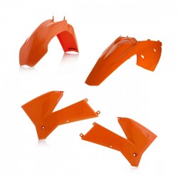 Kit Plásticos Acerbis Ktm Exc/Excf 05-07 Naranja.