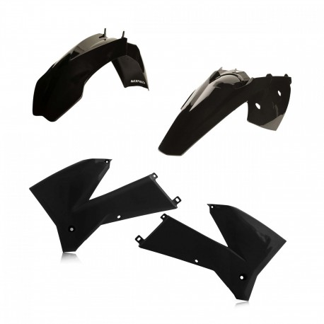 Kit Plásticos Acerbis Ktm Exc/Excf 05-07 Negro.