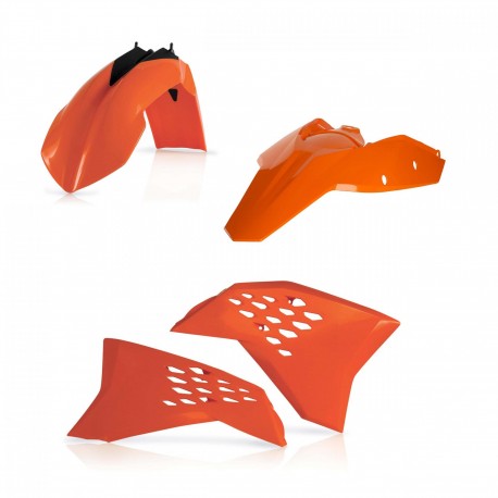 Kit Plásticos Acerbis Ktm Exc/Excf 08-11 Naranja.