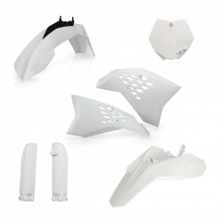 Kit Completo Plásticos Acerbis Ktm Sx 65 09-11 Blanco.