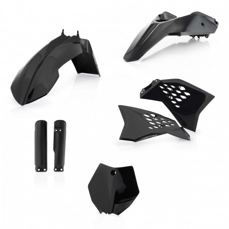 Kit Completo Plásticos Acerbis Ktm Sx 65 09-11 Negro.