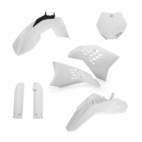 Kit Completo Plásticos Acerbis Ktm Sx 65 12-15 Blanco.