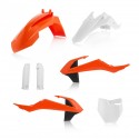 Kit Completo Plásticos Acerbis Ktm Sx 65 16-18 Naranja/Blanco.