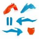 Kit Completo Plásticos Acerbis Ktm Sx 65 16-18 Azul Claro/Naranja.