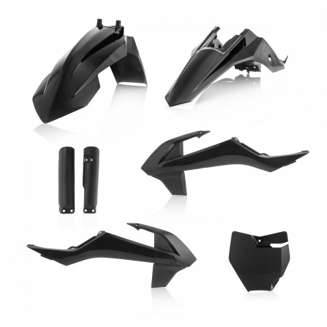 Kit Completo Plásticos Acerbis Ktm Sx 65 16-18 Negro.