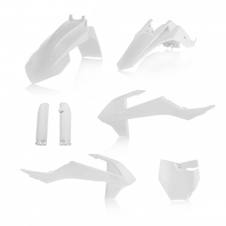 Kit Completo Plásticos Acerbis Ktm Sx 65 16-18 Blanco.