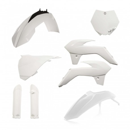 Kit Completo Plásticos Acerbis Ktm Sx 85 13-17 Blanco.