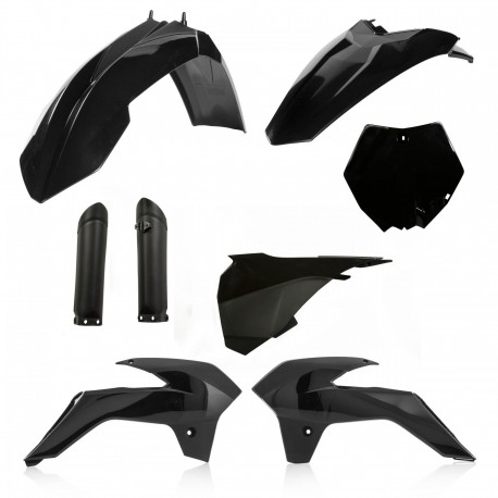 Kit Completo Plásticos Acerbis Ktm Sx 85 13-17 Negro.