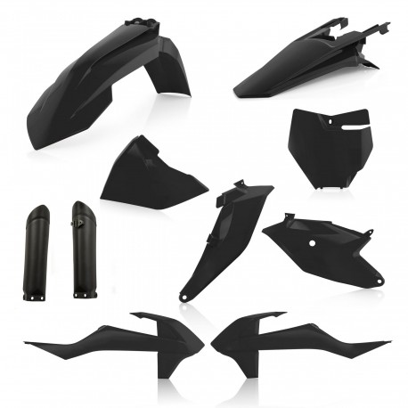 Kit Completo Plásticos Acerbis Ktm Sx 85 18-22 Negro.