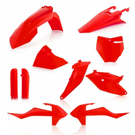 Kit Completo Plásticos Acerbis Ktm Sx 85 18-22 Naranja Flúor.