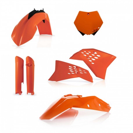 Kit Completo Plásticos Acerbis Ktm Sx/Sxf 07-10 Naranja.