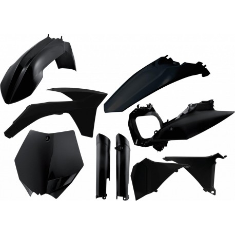 Kit Completo Plásticos Acerbis Ktm Sx/Sxf 11-12 Negro.