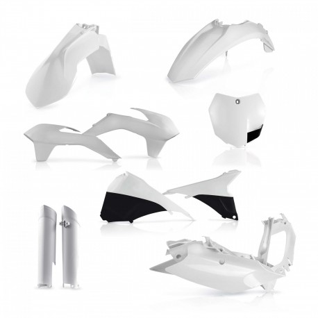 Kit Completo Plásticos Acerbis Ktm Sx/Sxf 13-14 Blanco.