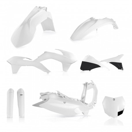 Kit Completo Plásticos Acerbis Ktm Sx/Sxf 2015 Blanco.