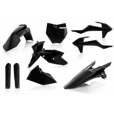 Kit Completo Plásticos Acerbis Ktm Sx/Sxf 16-18 Negro.