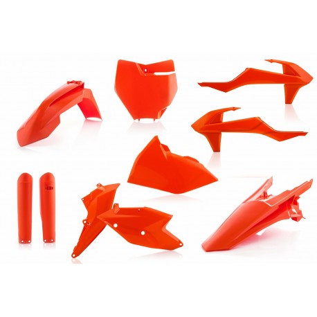 Kit Completo Plásticos Acerbis Ktm Sx/Sxf 16-18 Naranja.