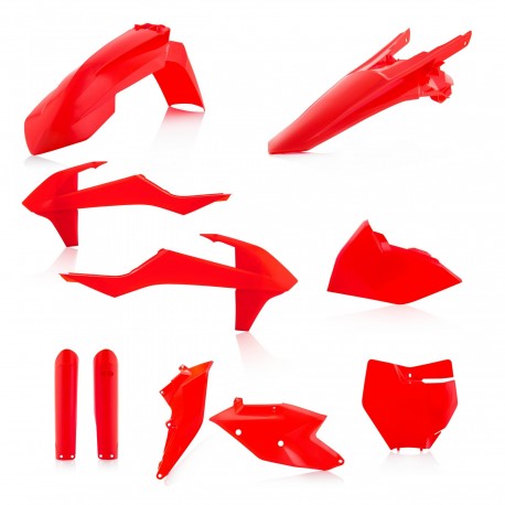 Kit Completo Plásticos Acerbis Ktm Sx/Sxf 16-18 Naranja Flúor.