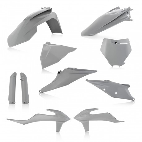 Kit Completo Plásticos Acerbis Ktm Sx/Sxf 19-22 Gris.