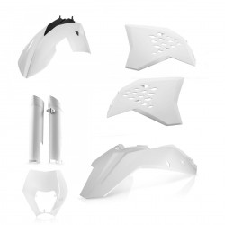 Kit Completo Plásticos Acerbis Ktm Exc/Excf 08-11 Blanco.