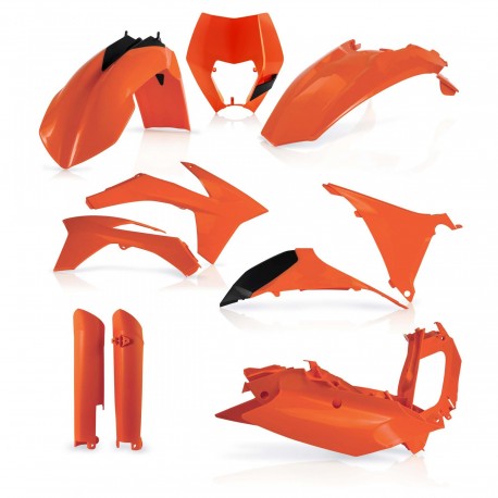 Kit Completo Plásticos Acerbis Ktm Exc/Excf 12-13 Naranja.