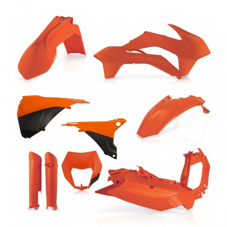 Kit Completo Plásticos Acerbis Ktm Exc/Excf 14-15 Naranja.