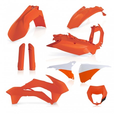 Kit Completo Plásticos Acerbis Ktm Exc/Excf 2016 Naranja.