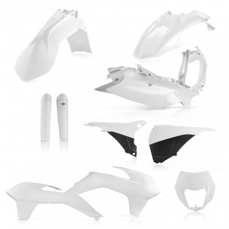 Kit Completo Plásticos Acerbis Ktm Exc/Excf 2016 Blanco.