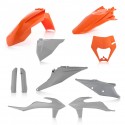 Kit Completo Plásticos Acerbis Ktm Exc/Excf 20-23 Gris/Naranja.
