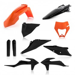 Kit Completo Plásticos Acerbis Ktm Exc/Excf 20-23 Negro/Naranja.