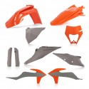 Kit Completo Plásticos Acerbis Ktm Exc/Excf 20-23 Naranja/Gris.