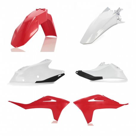 Kit Plásticos Acerbis Gas Gas Ec/Ecf 21-22 Rojo/Blanco.