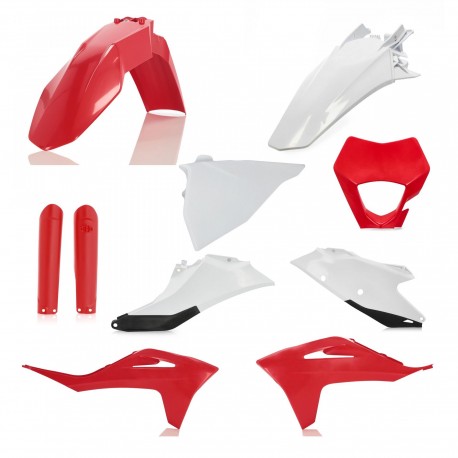 Kit Completo Plásticos Acerbis Gas Gas Ec/Ecf 21-22 Rojo/Blanco.