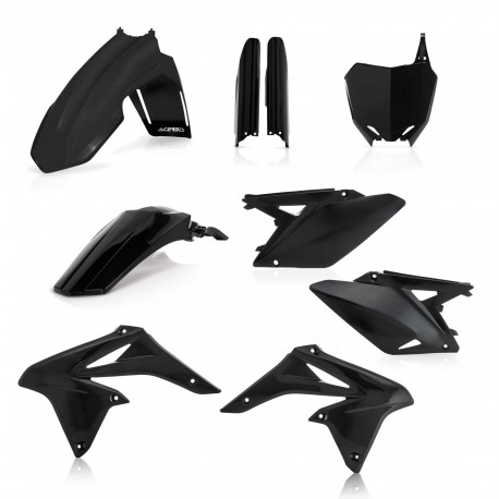 Kit Completo Plásticos Acerbis Suzuki Rmz 250 2018 Negro.