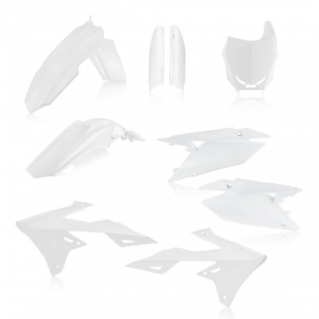 Kit Completo Plásticos Acerbis Suzuki Rmz 250 19-21 Blanco.