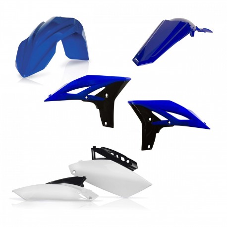 Kit Plásticos Acerbis Yamaha Yzf 250 10-13 Azul/Blanco.