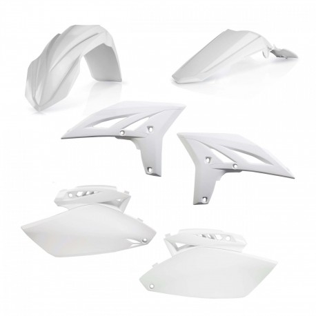 Kit Plásticos Acerbis Yamaha Yzf 250 10-13 Blanco.