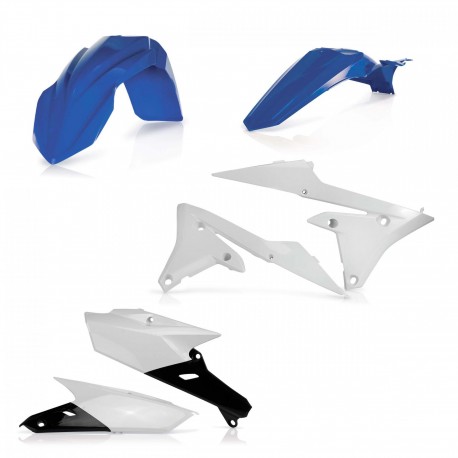 Kit Plásticos Acerbis Yamaha Yzf 250 14-18 Azul/Blanco.