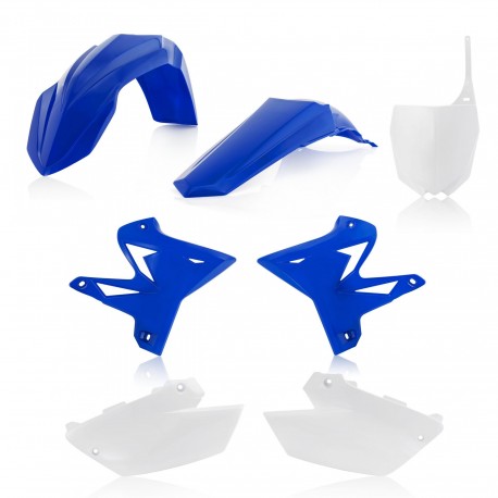 Kit Completo Restyling Plásticos Acerbis Yamaha Yz 125/250 02-14 Azul/Blanco.