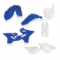 Kit Completo Plásticos Acerbis Yamaha Yz/Wr 125/250 15-21 Azul/Blanco.