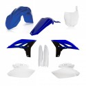 Kit Completo Plásticos Acerbis Yamaha Yzf 250 10-13 Azul/Blanco.