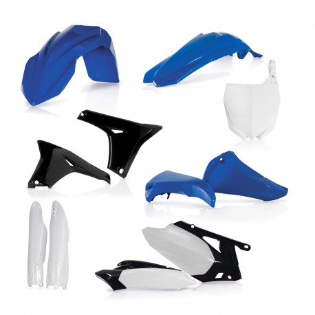 Kit Completo Plásticos Acerbis Yamaha Yzf 450 10-13 Azul/Blanco.